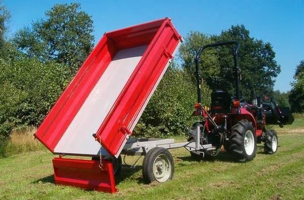 Benne Morgnieux RL 1000 – Basculante pour micro-tracteur