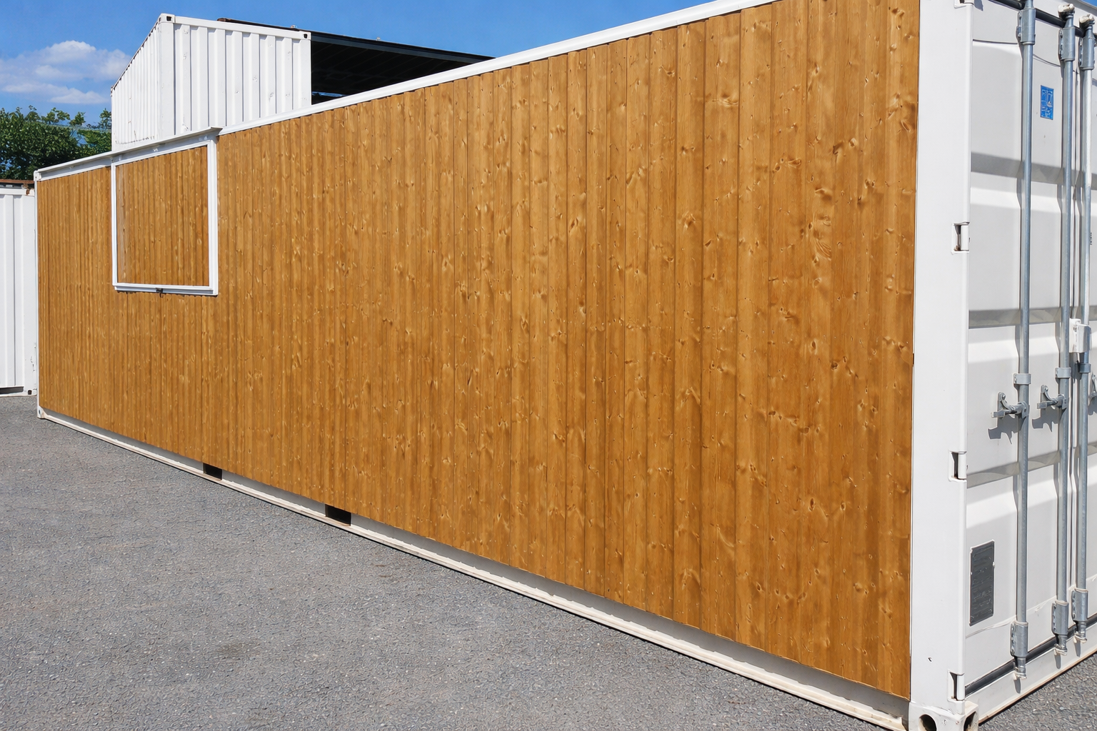 Container Snack 40 pieds aménagé – Snack Box Privilège – 27 m²