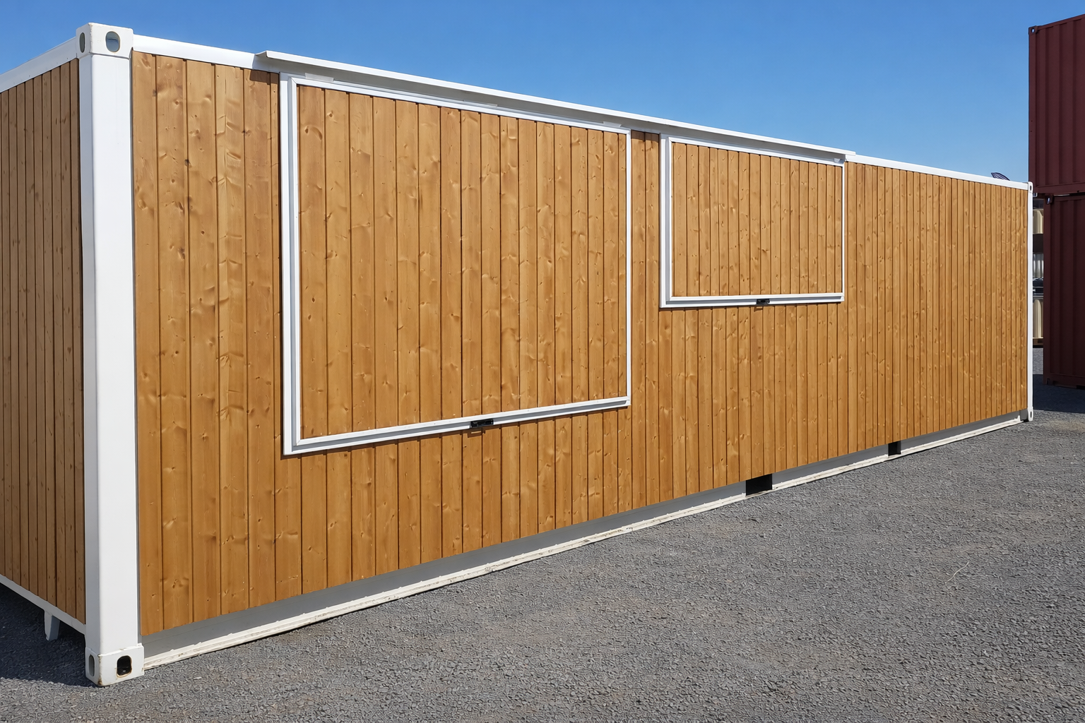 Container Snack 40 pieds aménagé – Snack Box Privilège – 27 m²