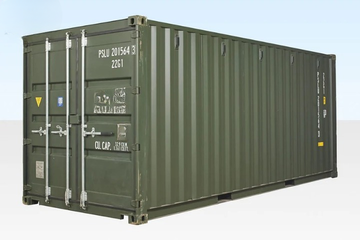 Conteneur Tunnel 20 pieds x 8 pieds (1er voyage)