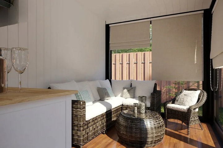 Conteneur d’Expédition Sauna Cabin V6