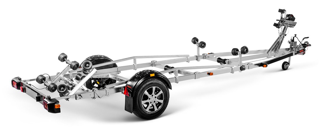 Remorque bateau freinée 1500 kg – 6,12 m – Super Rolls