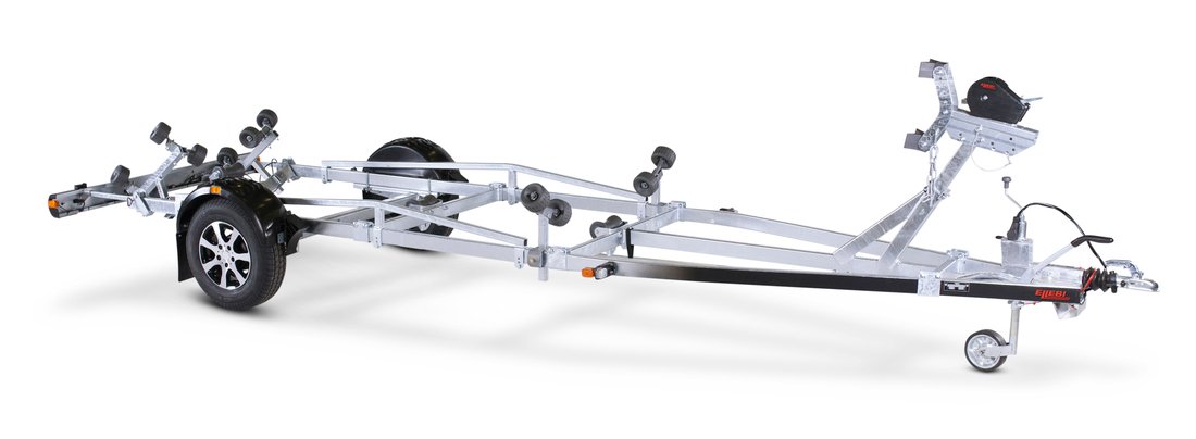 Remorque bateau freinée 1500 kg – 6,12 m – Super Rolls