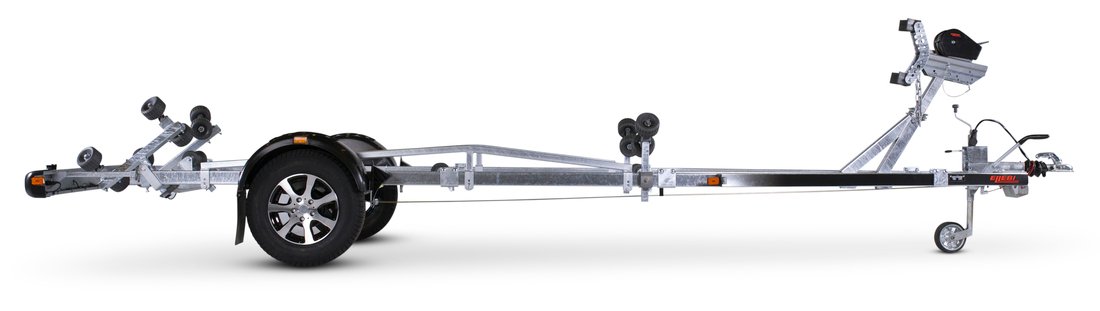 Remorque bateau freinée 1500 kg – 6,12 m – Super Rolls