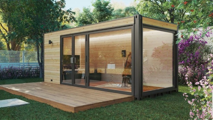 Extension de Maison Container Hansa PopUp – 13,2 m²