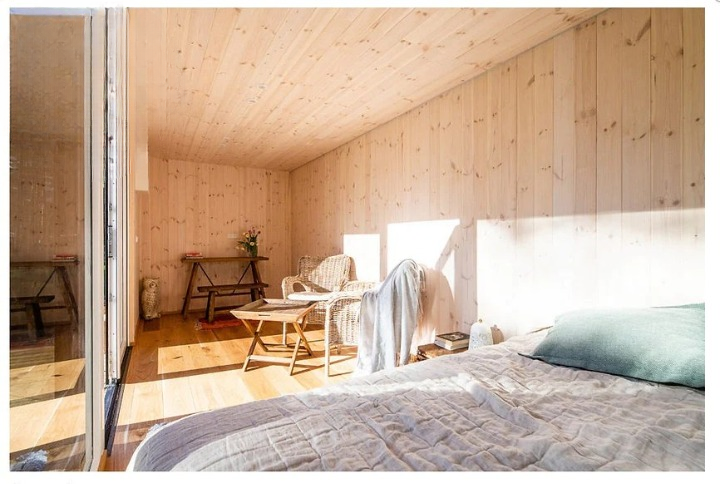 Studio container écologique 14 m² – Module habitable en bois