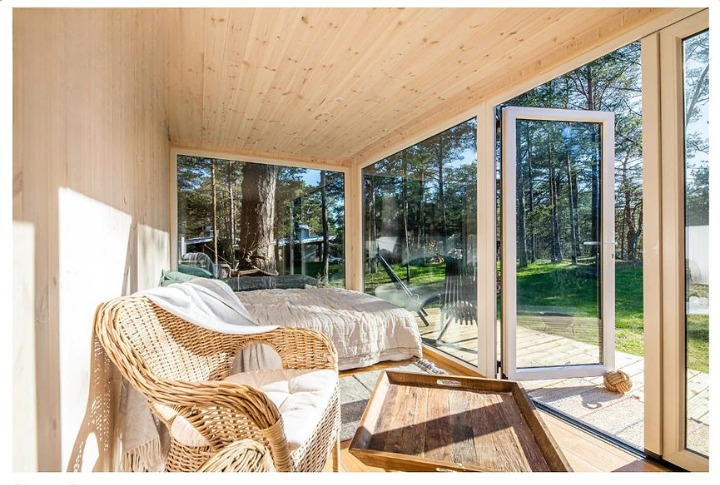 Studio container écologique 14 m² – Module habitable en bois