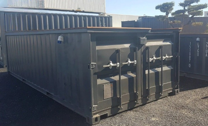 Piscine container 20 pieds – Piscine BOX Privilège 14 m³ – acier corten