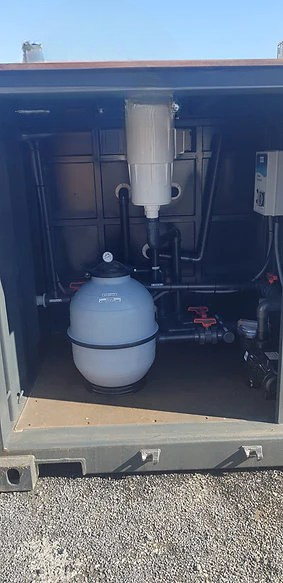 Piscine container 20 pieds – Piscine BOX Privilège 14 m³ – acier corten