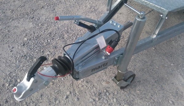 Remorque porte-engin TEMA Builder 3015S/2700 – PTAC 2700 kg – Double essieu