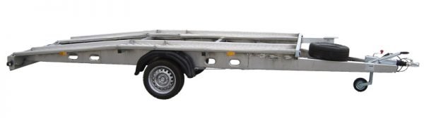 Remorque porte-voiture 1800 kg – Plateau 380 × 180 cm – Treuil & rampes
