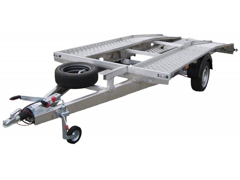 Remorque porte-voiture 1800 kg – Plateau 380 × 180 cm – Treuil & rampes