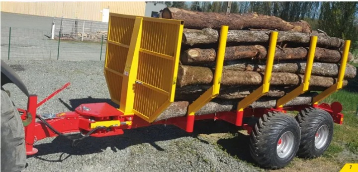 Remorque forestière : Découvrez Rabaud | Remorque forestière