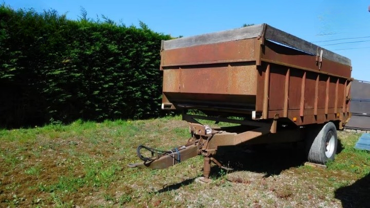 Remorque Benne Agricole Basculante – 10 Tonnes