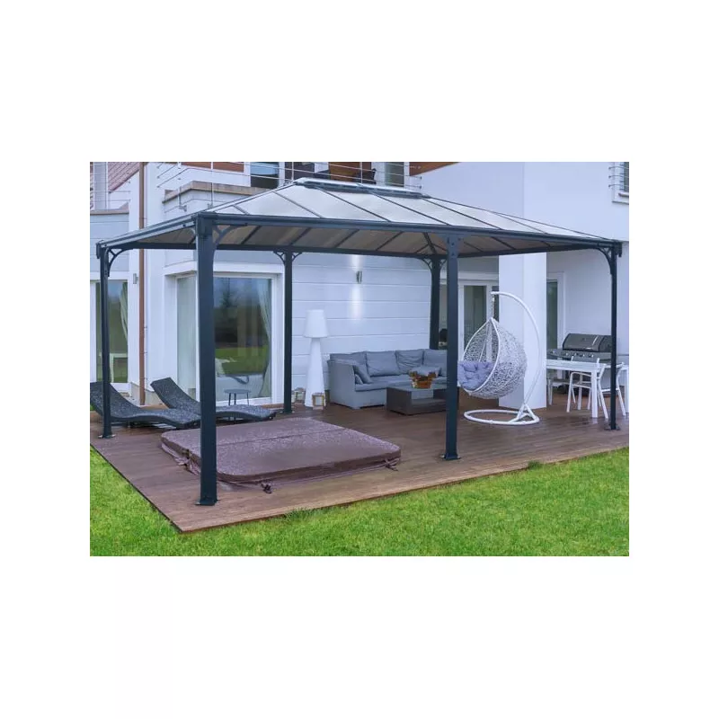 Tonnelle Alu – Toit Rigide 14.85 M2