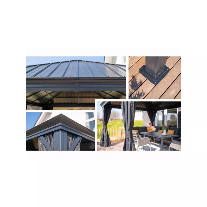 TONNELLE ALU DE 11M2 / 17M2 / 21M2