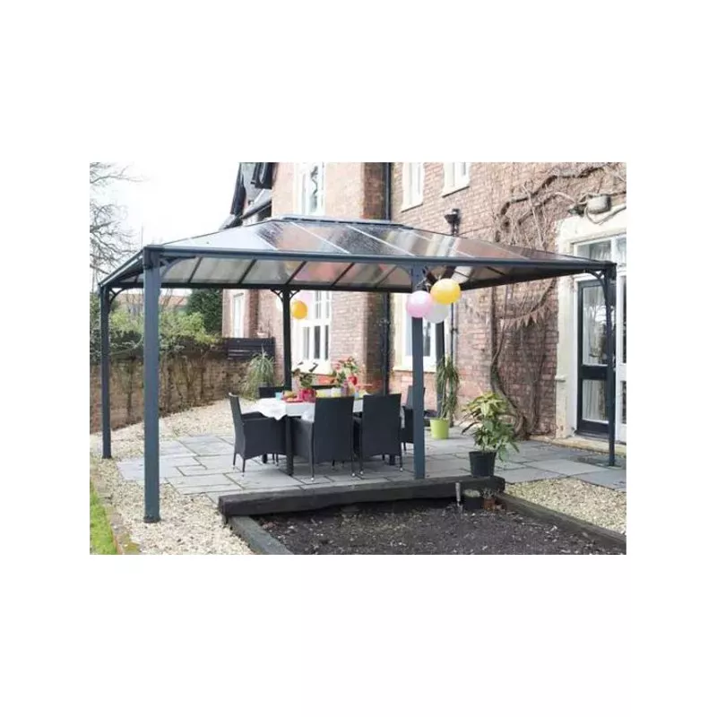 Tonnelle Alu – Toit Rigide 14.85 M2