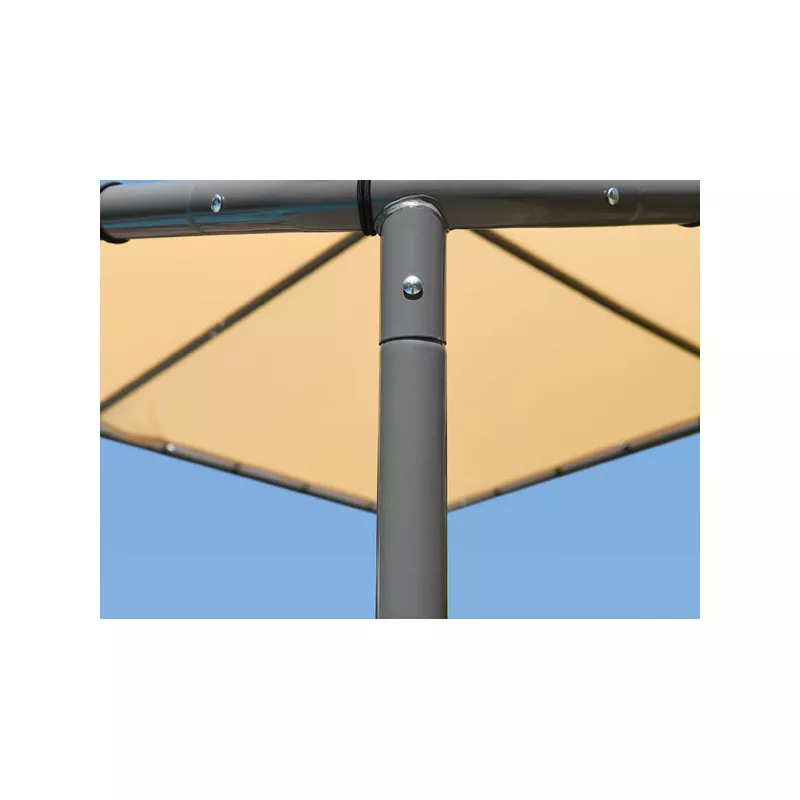 Tonnelle Métal et Polyéthylène -10 m2