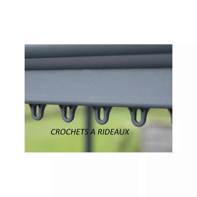 Tonnelle Alu – Toit Rigide 14.85 M2