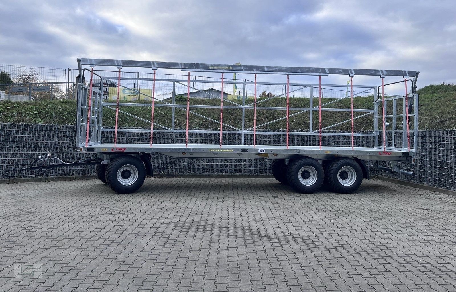 Remorque agricole Fliegl DPW 210 BL Ultra – 3 essieux – PTAC 21 t – 2023