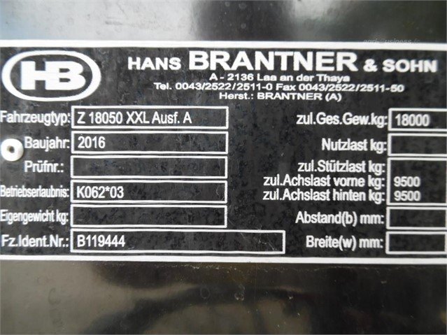 BRANTNER Z18050XXL