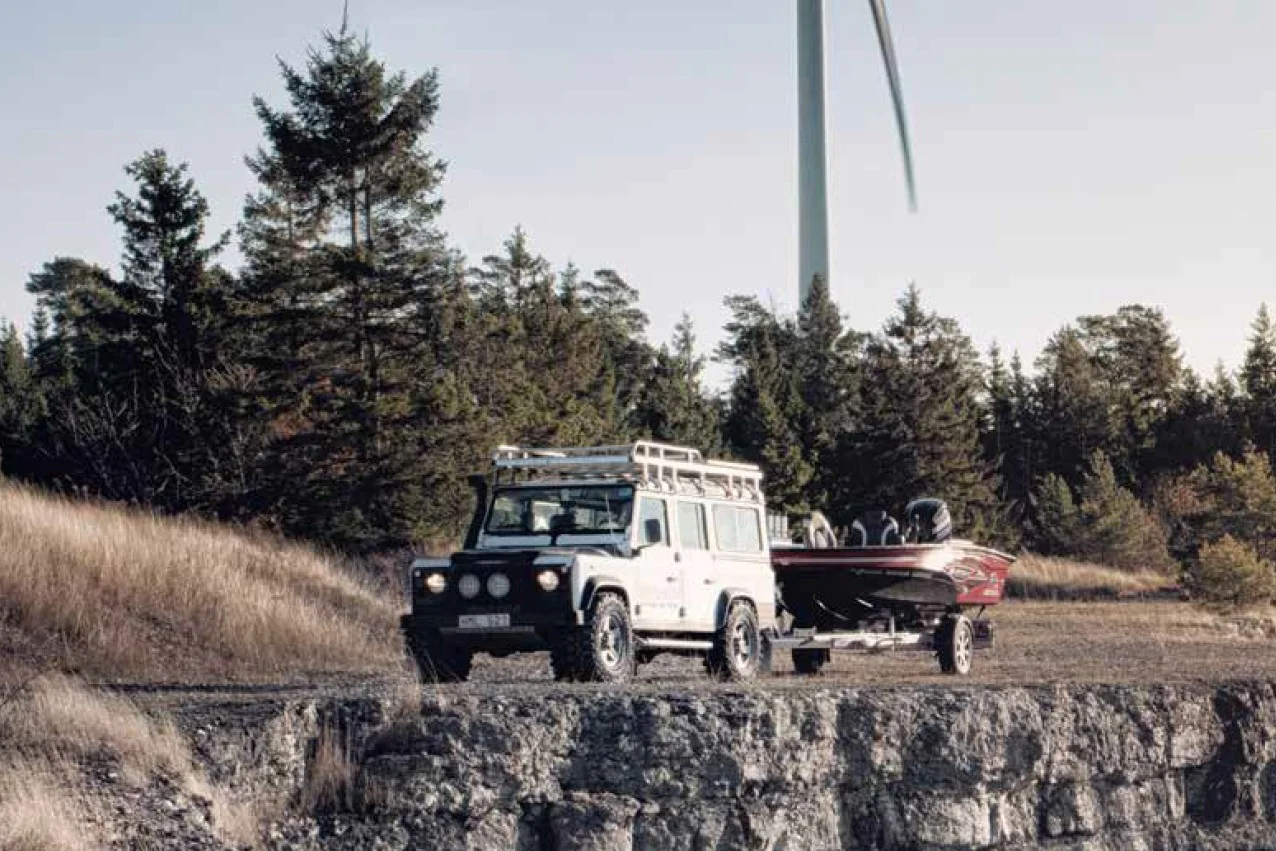 Remorque bateau 1000 kg – 5,88 m – 10 rouleaux – Freinée