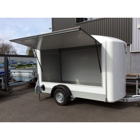 Remorque fourgon atelier C300 hayon + porte latérale